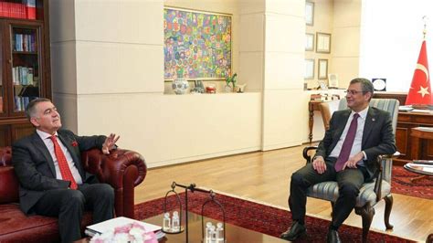 CHP Lideri Özgür Özel TÜSİAD Başkanı Orhan Turan ile görüştü